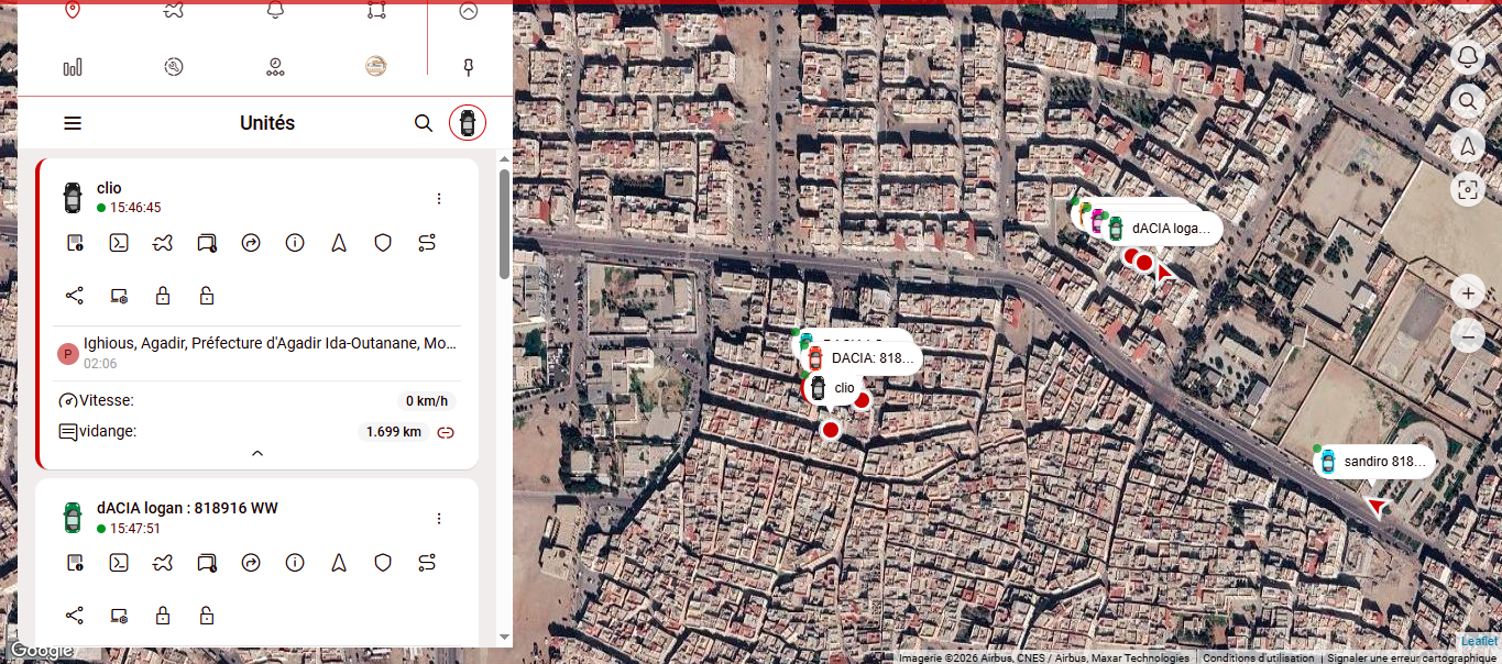 EBAROUTE GPS Tracking Interface - Suivi en temps réel de votre flotte